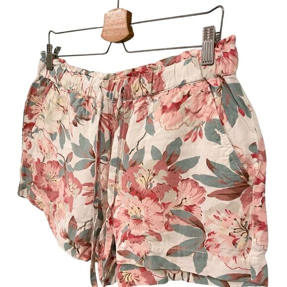 Loft Floral Drawstring Shorts in Size Medium - Picture 3 of 9